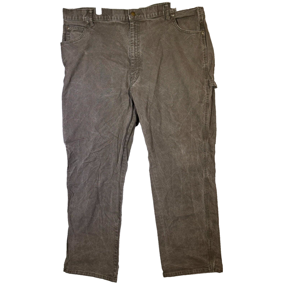 Dickies Men's Carpenter Jeans 40X30 Gray Denim High-Rise Straight Leg Workwear
